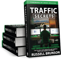 Traffic Secrets Book-stacked