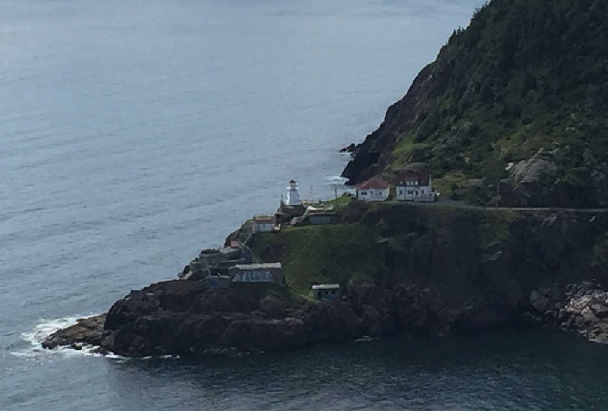 Fort Amherst Lighthouse from Signal Hill